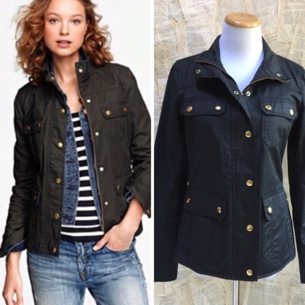J.Crew The Downtown Field Jacket, Navy